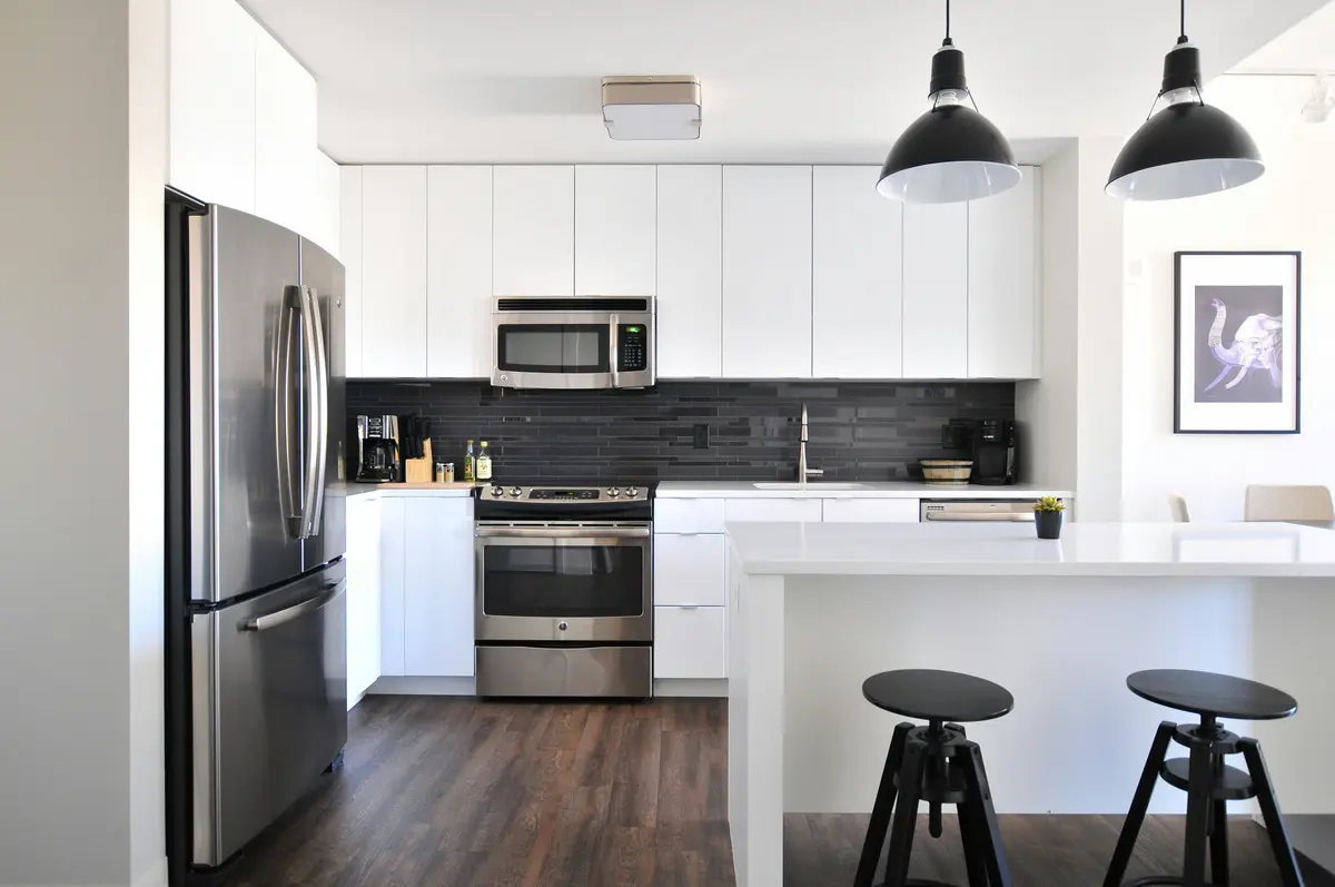Kitchen before and after — before
