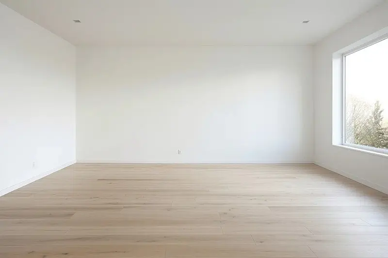 Living room before and after — before